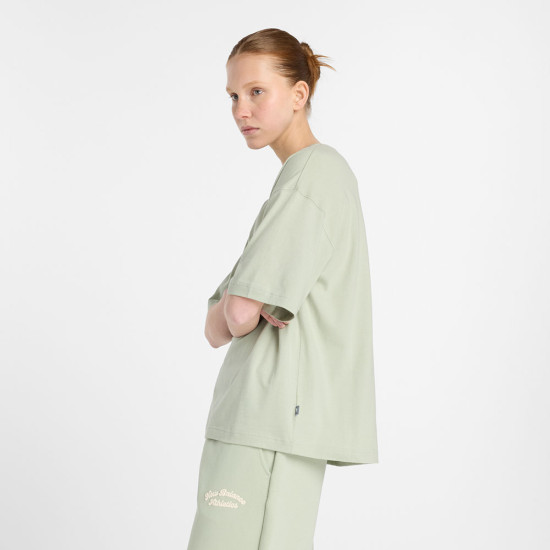 New Balance Γυναικεία κοντομάνικη μπλούζα Linear Heritage Oversized T-Shirt